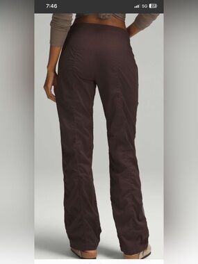 Lululemon dance studio pants in brown size 2